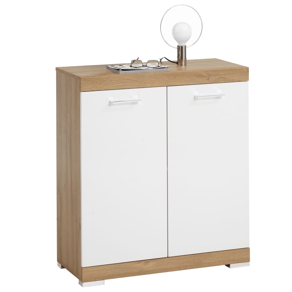 FMD Dresser with 2 Doors 80x34.9x89.9 cm White